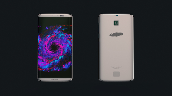 Samsung Galaxy S8 : un concept sans bouton matériel sous l’écran