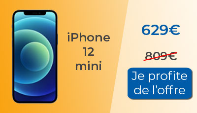 L'iPhone 12 mini est en promo chez RED by SFR à 629?