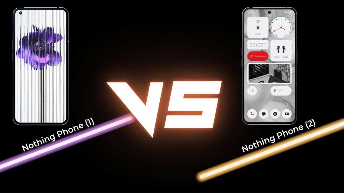 Nothing Phone (1) vs Nothing Phone (2) : quelles différences ?
