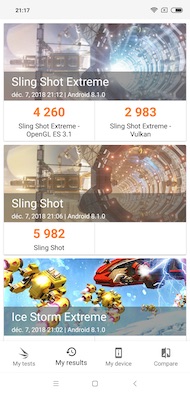 Xiaomi Mi 8 benchmark results