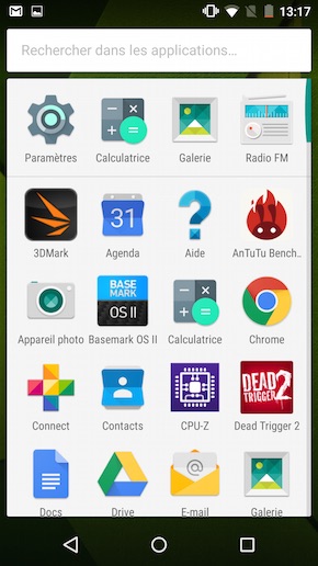 Motorola Moto X Play interface
