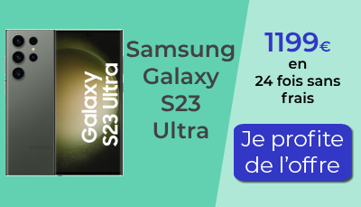 Samsung Galaxy S23 Ultra pour le Black Friday