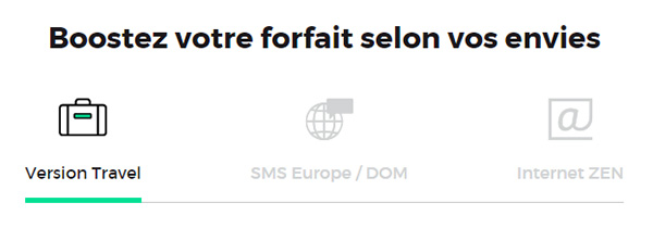 SFR RED : les options