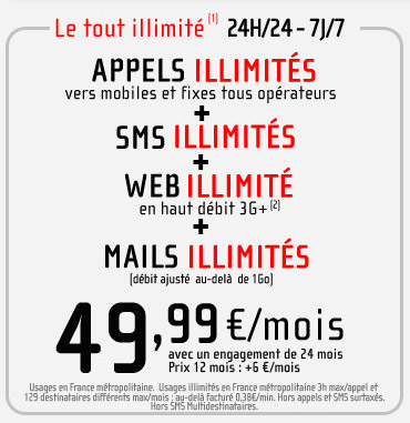 NRJ Mobile relance son forfait Ultimate illimité