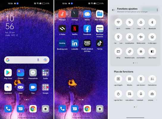 Interface Oppo Find X5