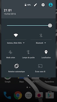 BQ Aquaris X5 interface