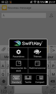 Alcatel One Touch Pop S3 : Swiftkey