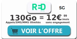 Forfait red 130Go