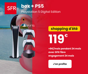 SFR Box + PS5 à partir de 119 ?