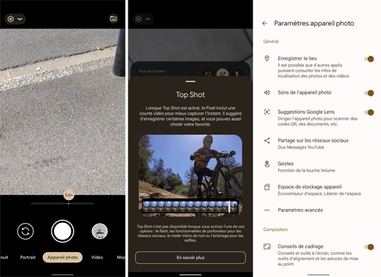 google pixel 6a interface photo