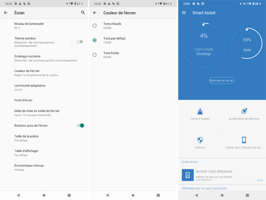 Paramètres écran Wiko Power U30