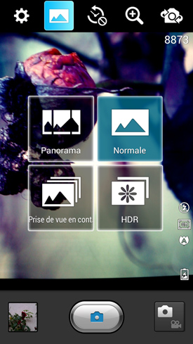 Test LG Optimus 4X HD : capture d?écran du système d'exploitation