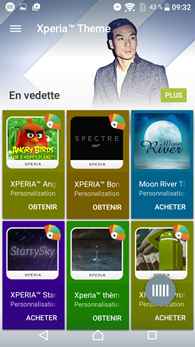 Sony Xperia XA : Thèmes