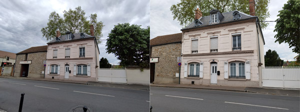 Photo grand angle 1x vs 2x avec le Xiaomi Redmi Note 11 Pro 5G