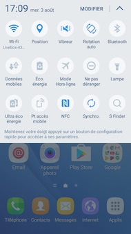 Samsung Galaxy J7 2016 interface