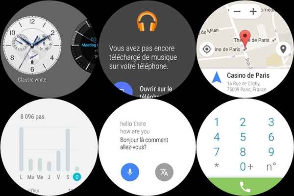 LG Watch Urbane 2 : applications natives