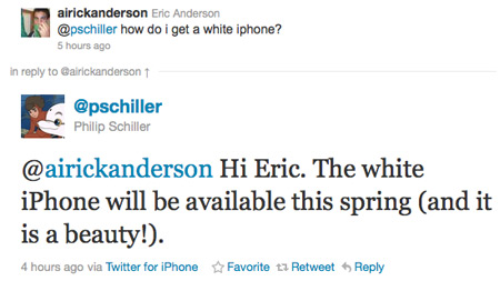 iPhone 4 blanc disponible pour le printemps (officiel)