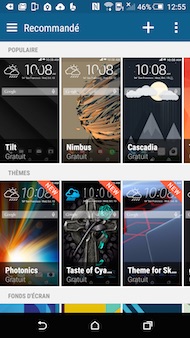 HTC One M9 interface
