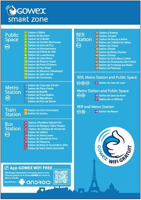 Lancement du Wi-Fi gratuit dans le métro parisien