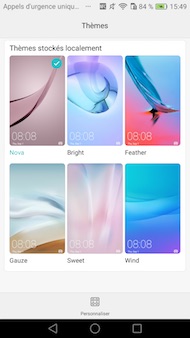 Huawei Nova interface