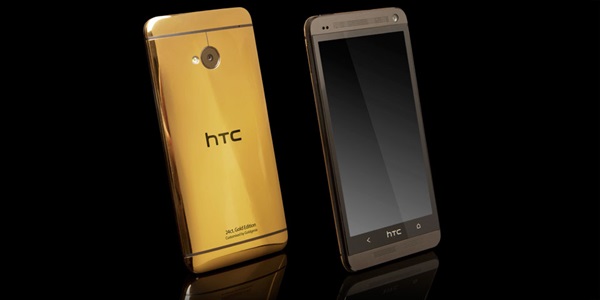 De l'or 24 carats pour le HTC One