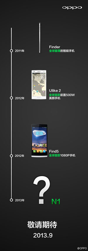 Oppo N1 teasing