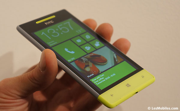 prise en main HTC Windows Phone 8S