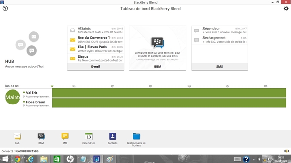BlackBerry Passport : BlackBerry Blend