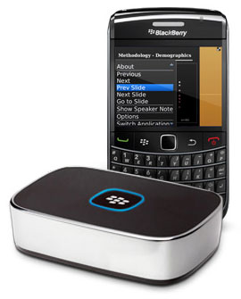 RIM dévoile son BlackBerry Presenter