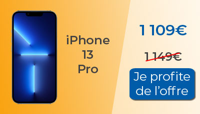 l'iPhone 13 Pro est en promotion chez RED by SFR