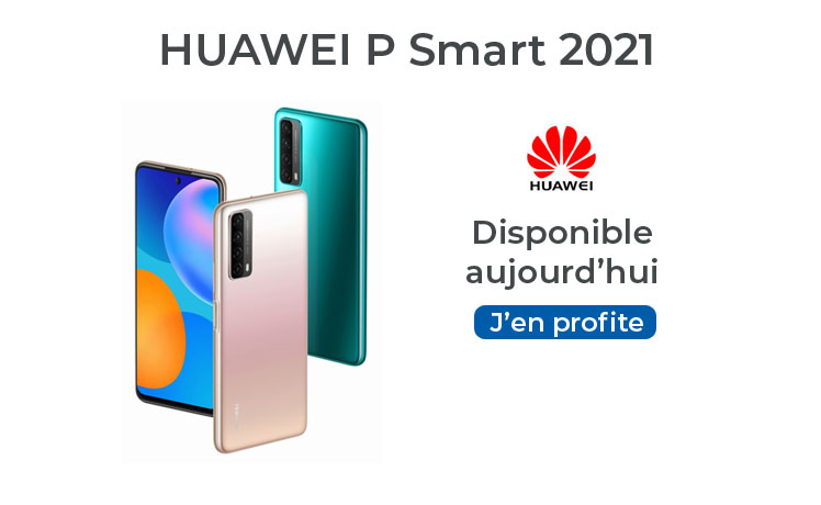 Le nouveau smartphone Huawei P Smart 2021 avec sa batterie 5000 mAh est disponible aujourd’hui