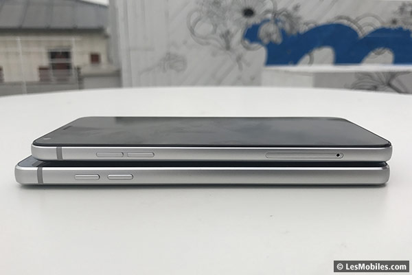 LG Q6 et LG G6 (côté)