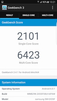 Samsung Galaxy S7 Edge performance