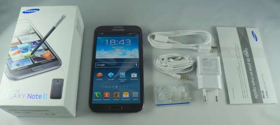  Samsung Galaxy Note 2 : contenu de la boîte