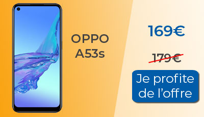 Soldes : Oppo a53s à 169? seulement