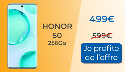 L'Honor 50 256Go profite de 100? de remise