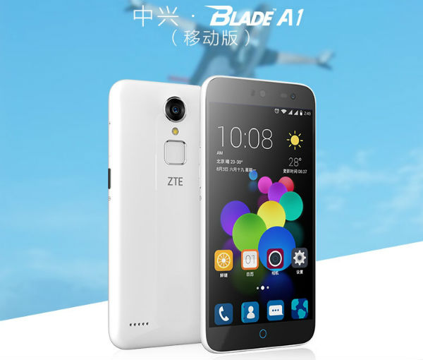 ZTE officialise le Blade A1, qui propose la 4G et un lecteur d'empreintes pour moins de 90 euros