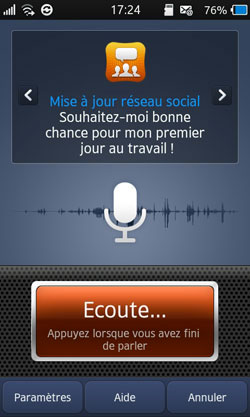 Test Samsung Galaxy Wave 3 processeur 1,4 GHz dos coulissant écran super amoled 4 pouces 5 mégapixels Bada 2.0 Live Panel Samsung Apps