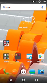 Wileyfox Spark interface
