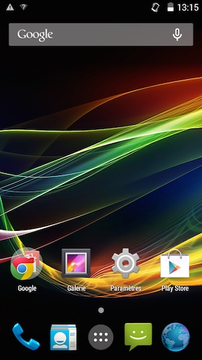 Wiko Slide interface