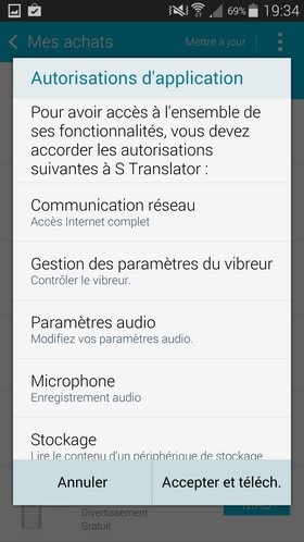 Samsung Galaxy S5 : interface Touchwiz