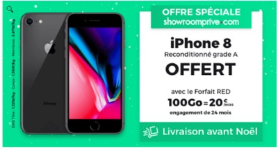 RED iPhone 8 vente privee