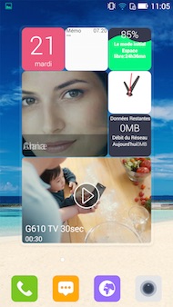 Hisense H910 interface