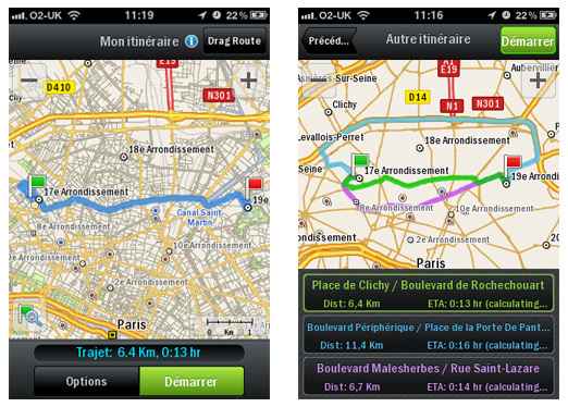 Application GPS CoPilot Live 9 (Android et iPhone)