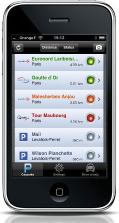 Navx annonce Parking Dispo sur iPhone