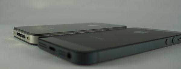 Test iPhone 5 : comparatif taille avec l'iPhone 4S