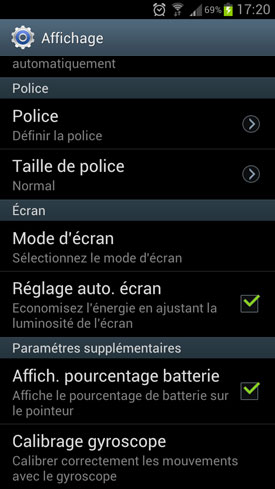  Test Samsung Galaxy S3 : l'écran