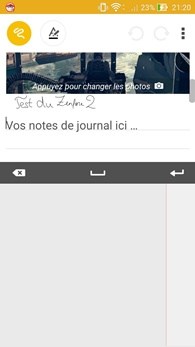 Asus Zenfone 2 : SuperNote