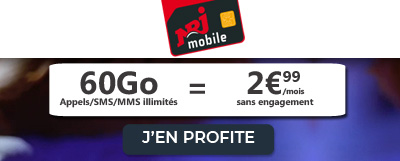 Forfait NRJ Mobile 60Go
