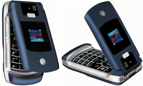 Le RAZR V3x de Motorola arrive en bleu métallisé